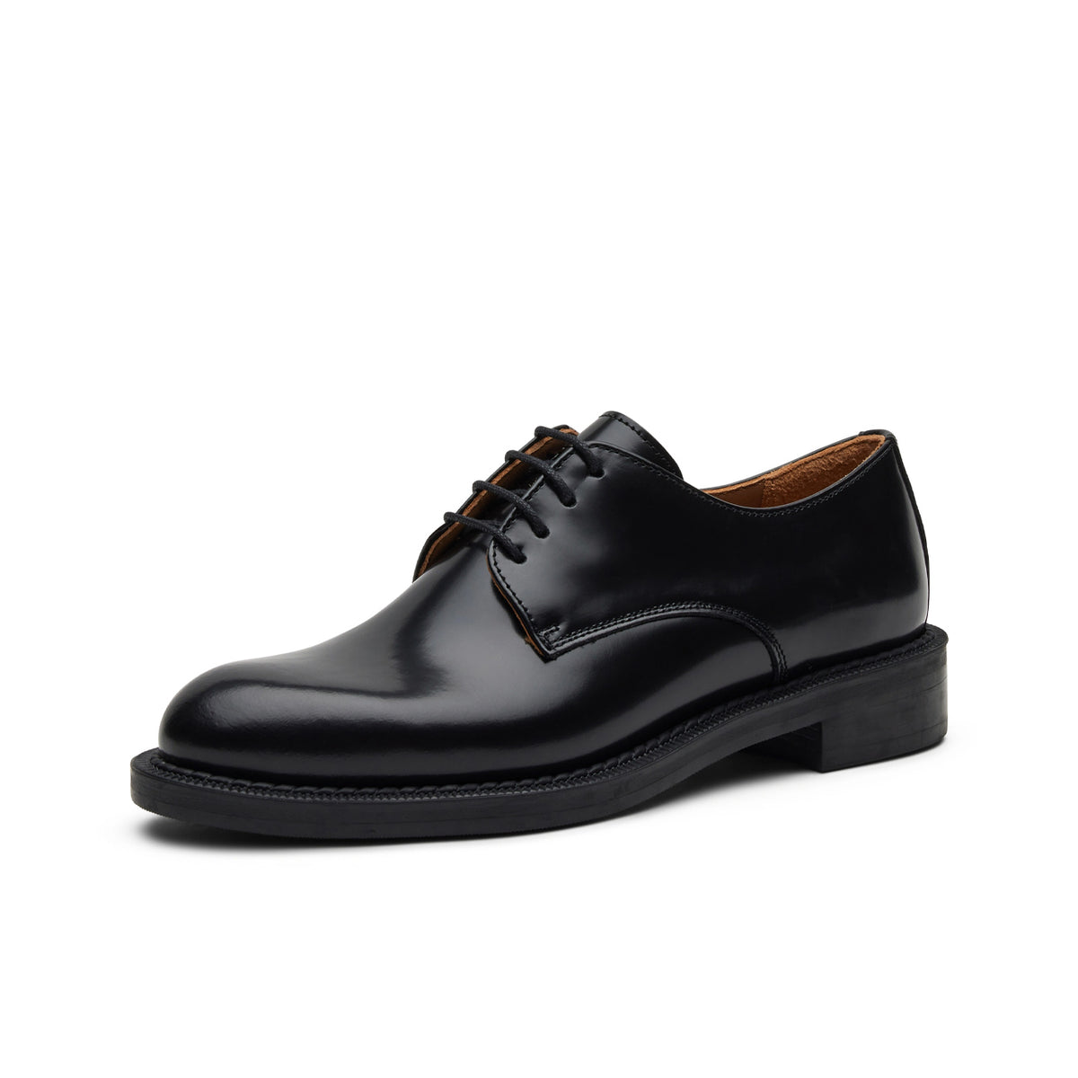 FRAU Derby Stringate In Pelle Donna Nero 95S5 NERO 