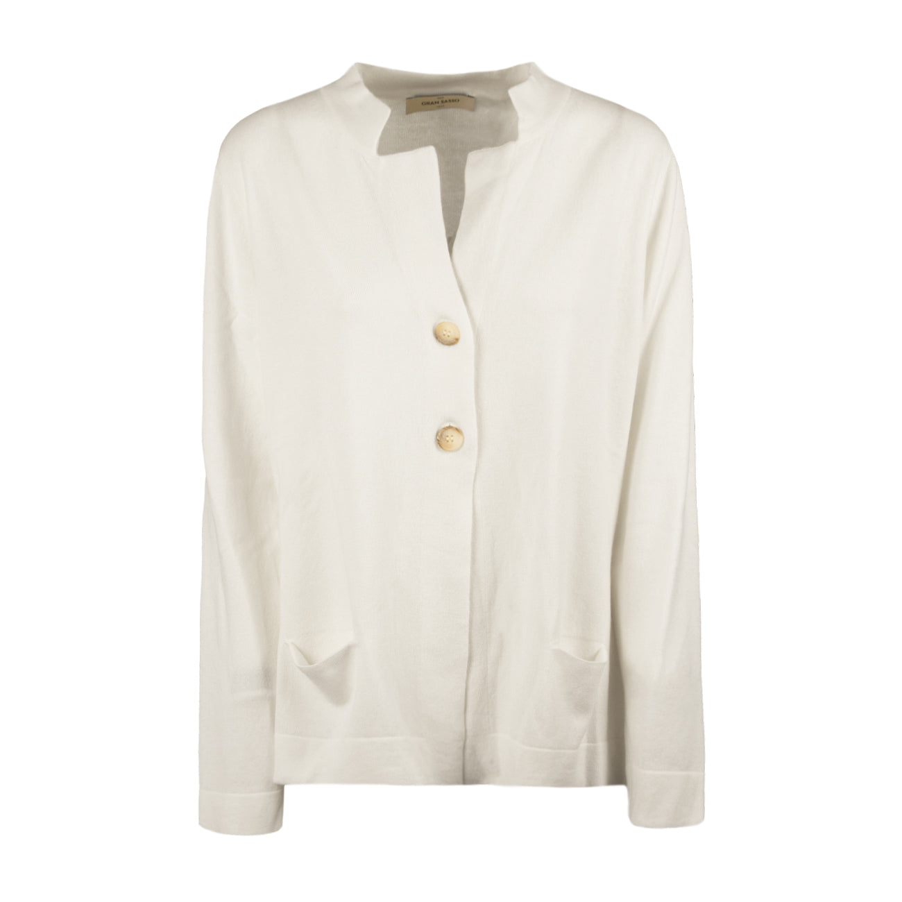 GRAN SASSO Giacchina Basico Donna Bianco 57205/12805 001 PANNA 