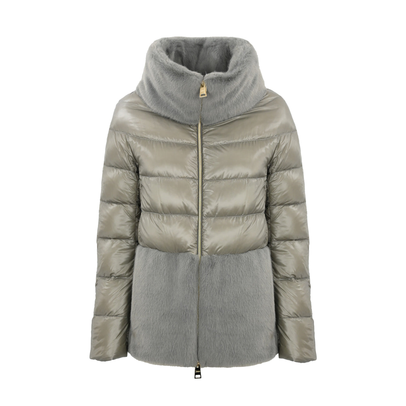HERNO Cappa In Nylon E New Lady Donna Grigio Perla PI001933D12017Z 9406 GRIGIO PERLA 