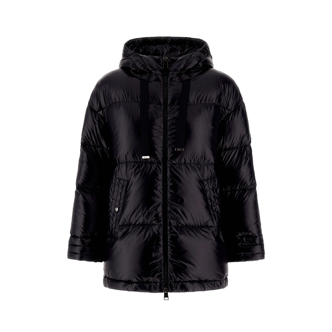 HERNO Piumino A-Shape In Nyl Ultralight Donna Nero PI001952D12017Z 9300 NERO 