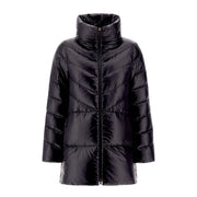 HERNO Piumino A-Shape In Nylon Donna Nero PI001955D12017Z 9300 NERO 