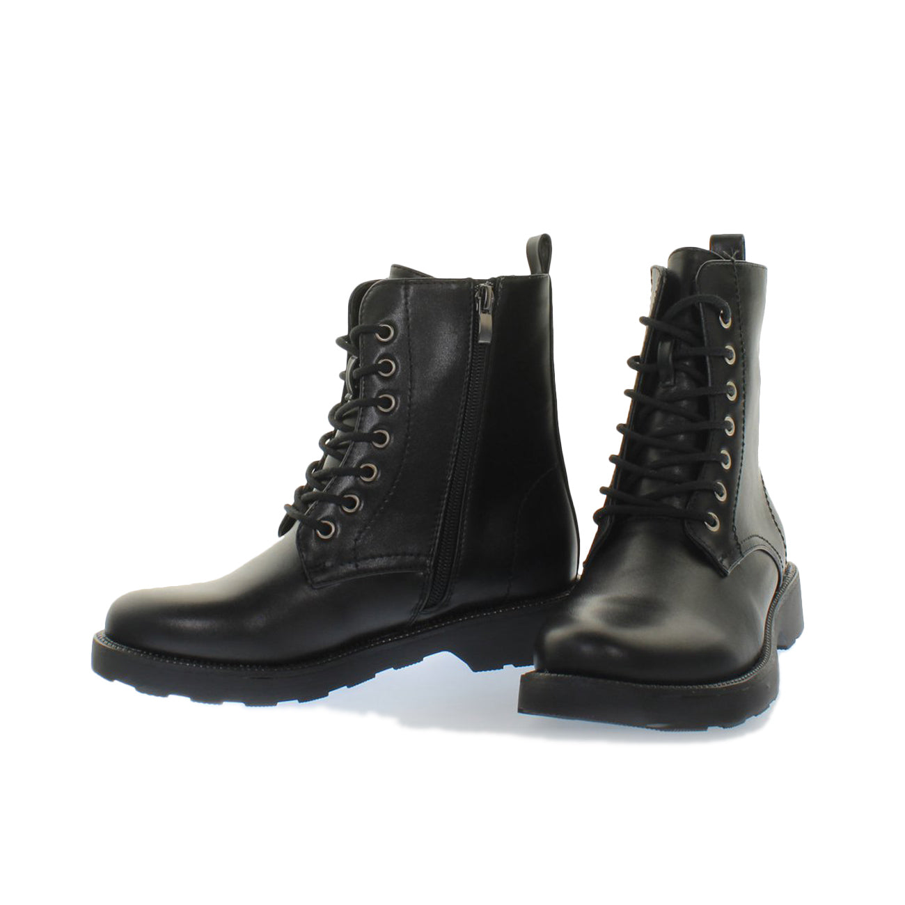 KHARISMA Anfibi Con Lacci Donna Nero 8209 NERO 