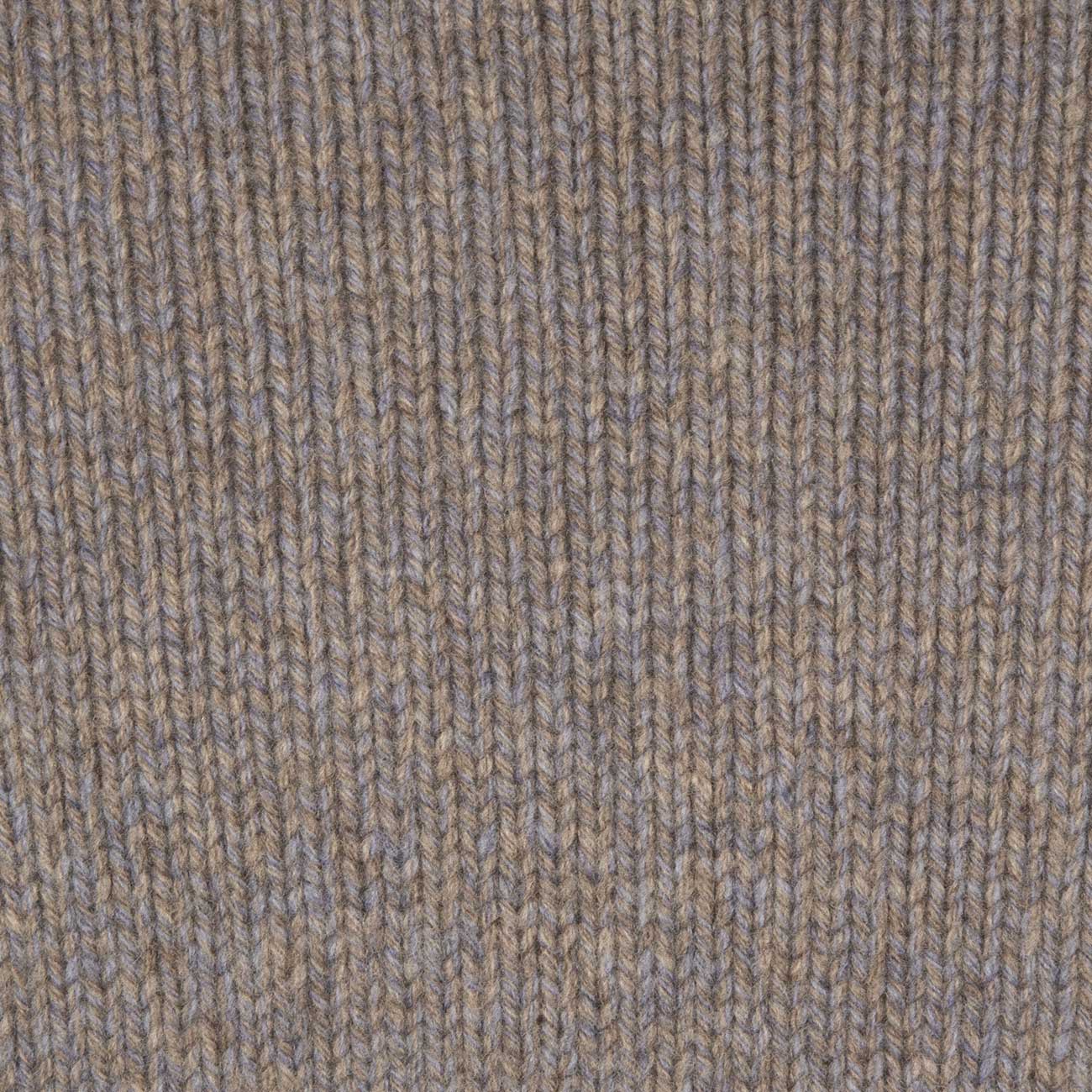 LA FILERIA Maglia In Lana Uomo Beige Celeste Melange 10158/25701 818 BEIGE/CELESTE MELANGE 