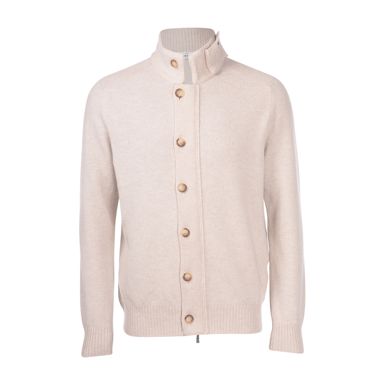 LA FILERIA Cardigan In Lana Uomo Naturale 23170/25025 054 NATURALE 