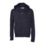 LA FILERIA Felpa Con Cappuccio In Lana Uomo Blu Navy 24172/25024 598 BLU 