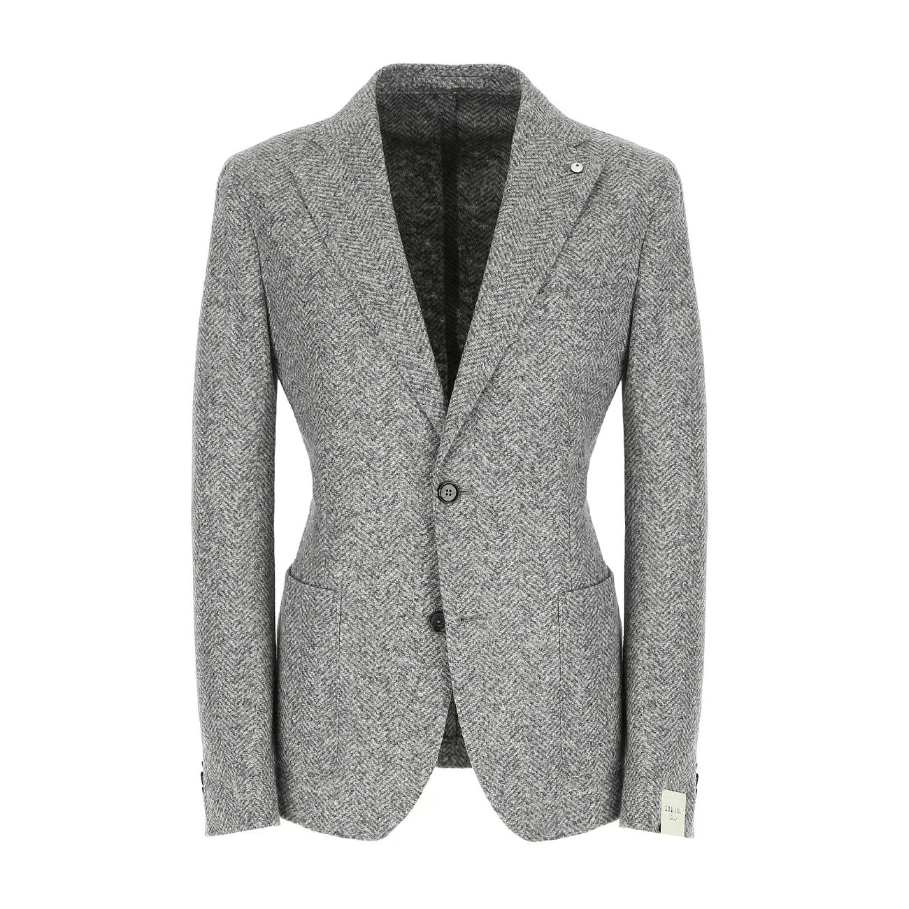 L.B.M.1911. Giacca Jack In Chevron Uomo Grigio Perla 2811_S_45713 2 GRIGIO PERLA 