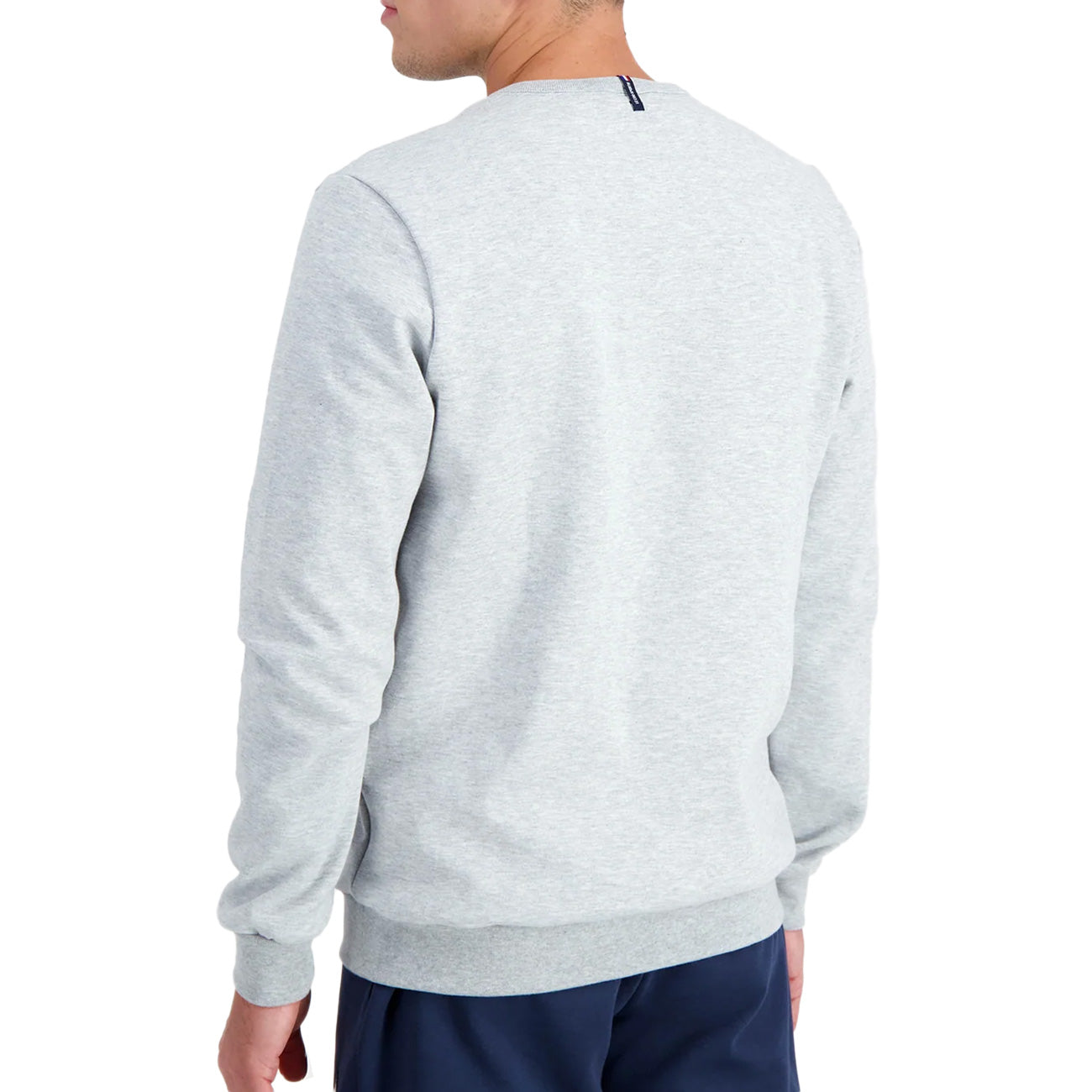 LE COQ SPORTIF Felpa Essentiel Uomo Gris Chine' Clair 2310559 GRIS CHINE CLAIR 