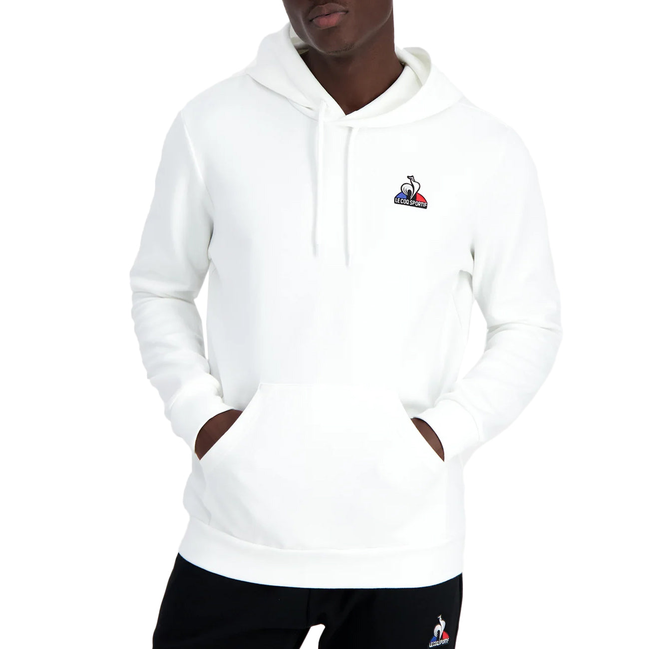 LE COQ SPORTIF Felpa Essentiel Uomo New Optical White 2410189 NEW OPTICAL WHITE 