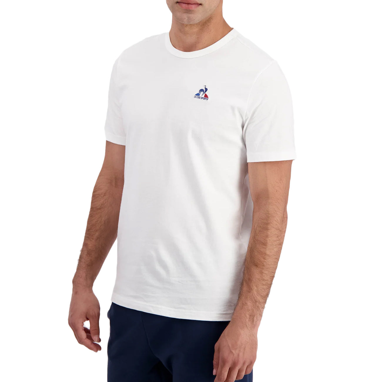 LE COQ SPORTIF T-Shirt Essentiel Uomo New Optical White 2422106 NEW OPTICAL WHITE 