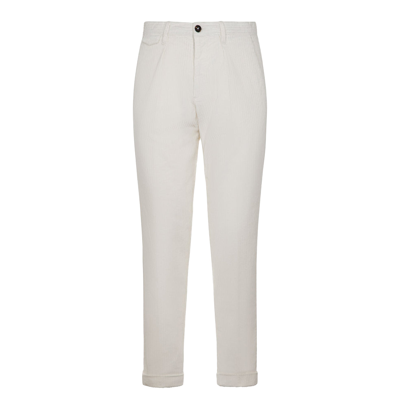 MARKUP Pantalone One Pince Velluto Uomo Latte MK795117 LATTE 
