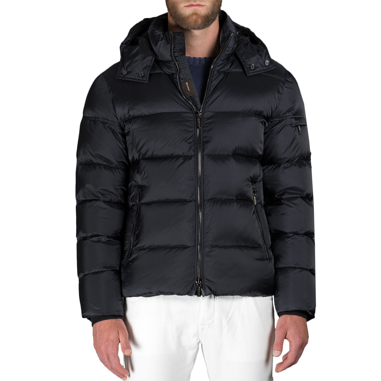 MOORER Piumino Brett Uomo Blu MOUGI100134 U0498 BLU 