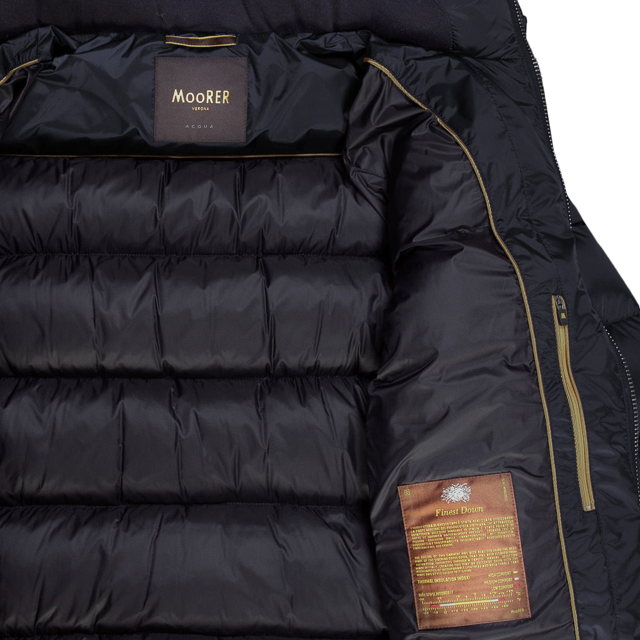MOORER Piumino Brett Uomo Blu MOUGI100134 U0498 BLU 