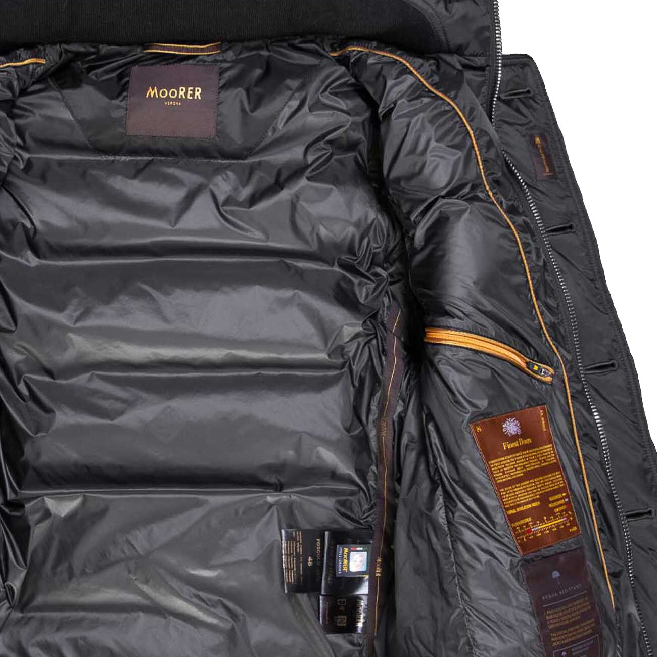 MOORER Bomber Foscolo Uomo Nero MOUGI100191 U0001 NERO 