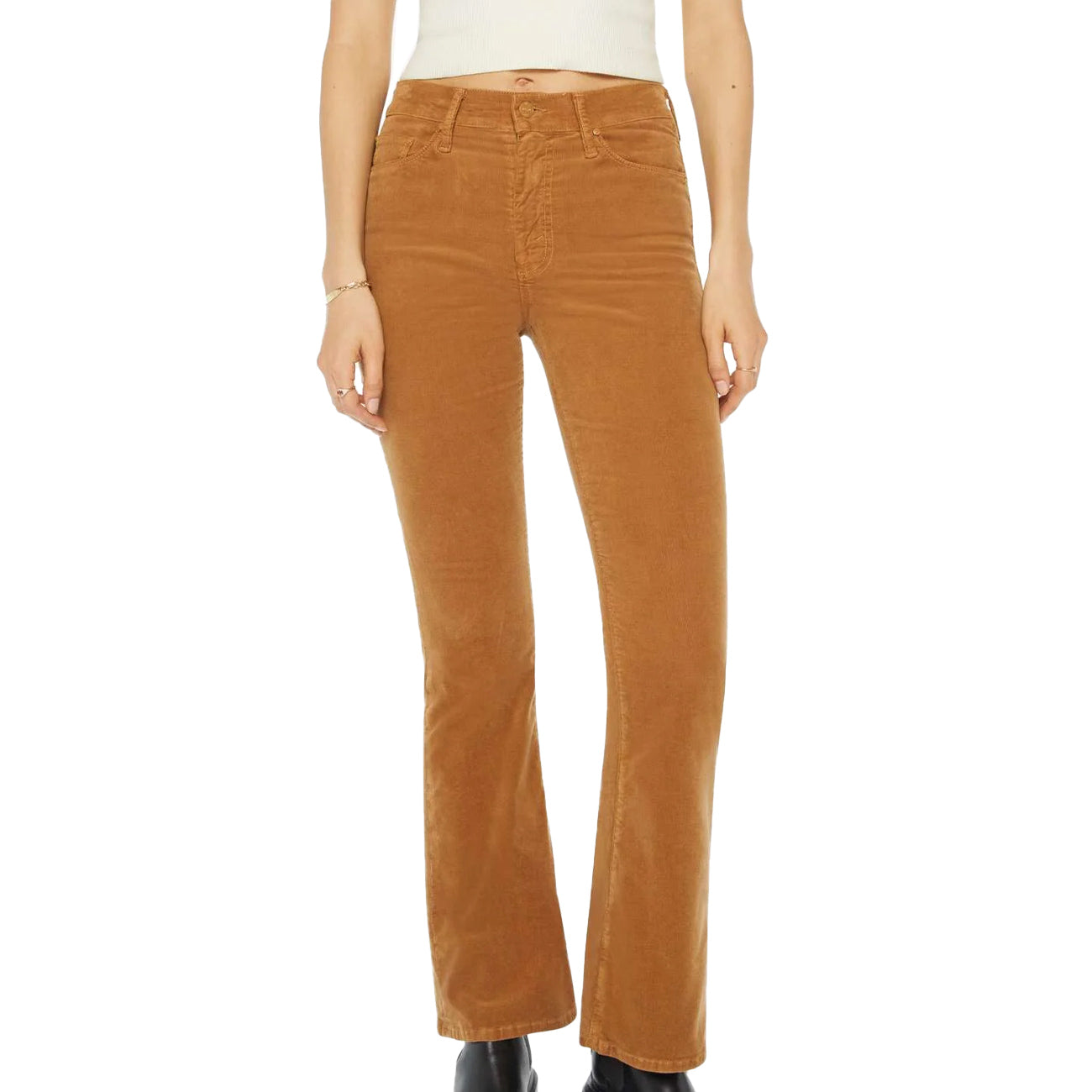MOTHER The Weekender Pantalone Donna Tob Tobacco 1585-618 TOB TOBACCO 