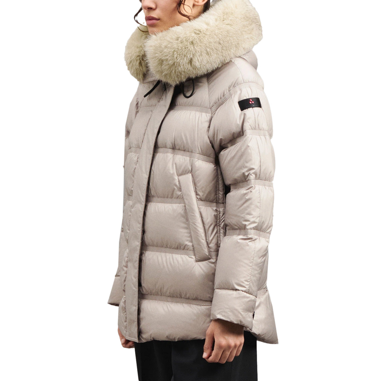 PEUTEREY Piumino Takan Mqs 03 Fur Donna Sesamo PED511001181903 852 SESAMO 