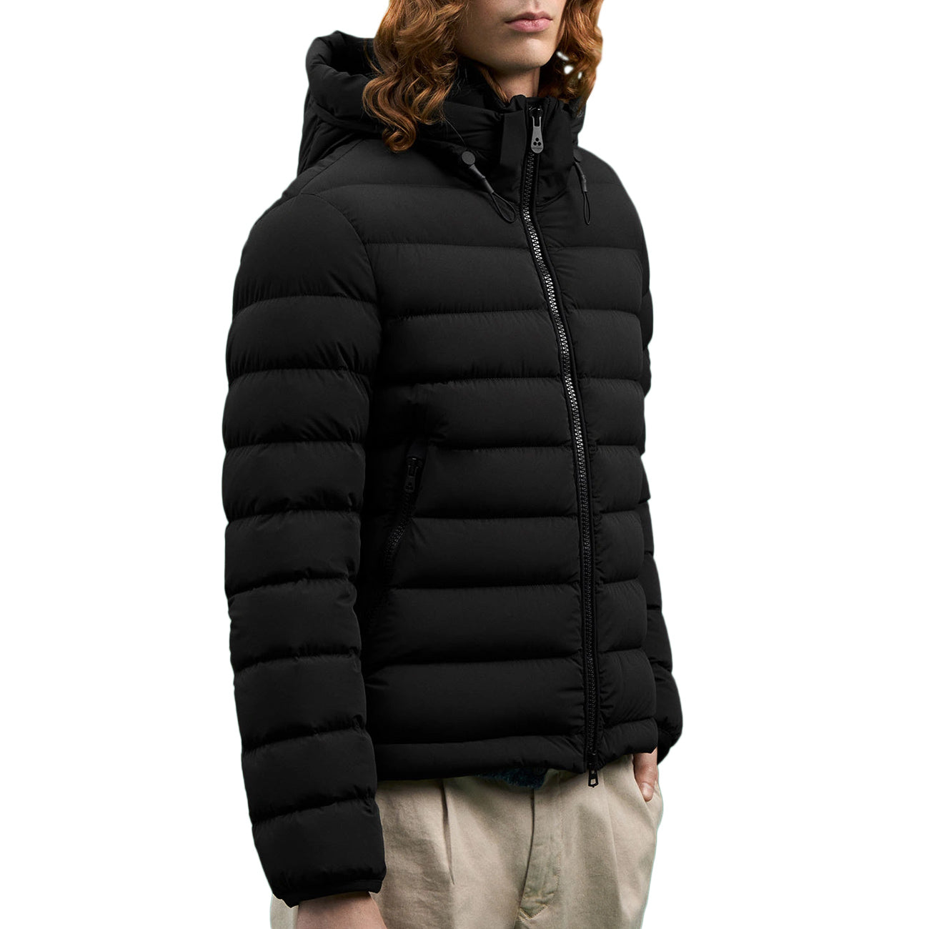 PEUTEREY Bomber Boggs Ns 02 In Tela Stretch Uomo Nero PEU486301191861 NER NERO 