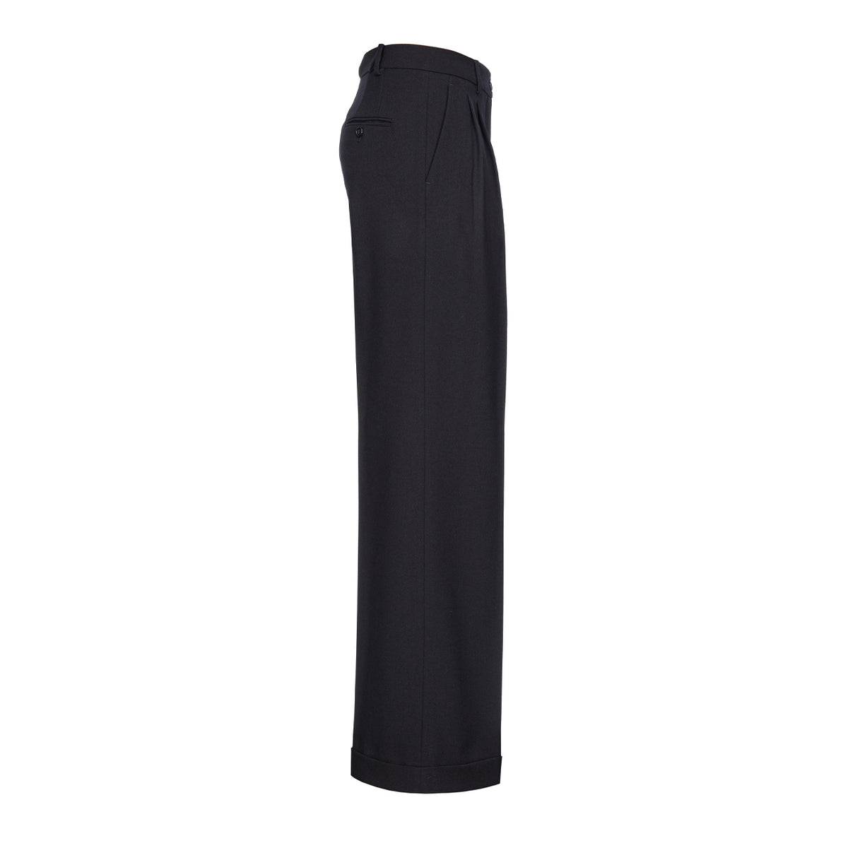 PINKO Pantalone Peru' In Twill Di Lana Donna Nero Limousine 103701/A1XX Z99 NERO LIMOUSINE 