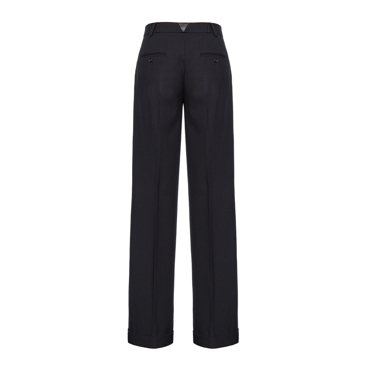 PINKO Pantalone Peru' In Twill Di Lana Donna Nero Limousine 103701/A1XX Z99 NERO LIMOUSINE 
