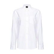 PINKO Camicia Corea In Popeline Donna Bianco Brillante 103708/A1XZ Z04 BIANCO BRILLANTE 