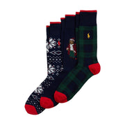 POLO RALPH LAUREN Gift Box 3Pack Calze Lunghe Unisex Assorted 449958861 001 ASSORTED 