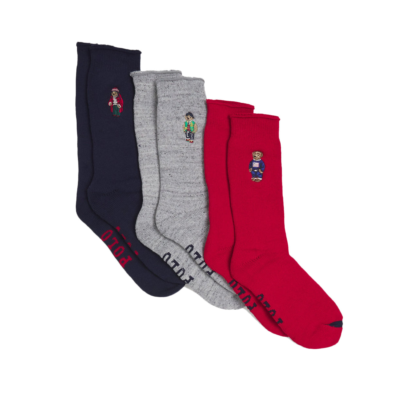 POLO RALPH LAUREN Gift Box 3Pack Calze Lunghe Unisex Assorted 449958862 001 ASSORTED 