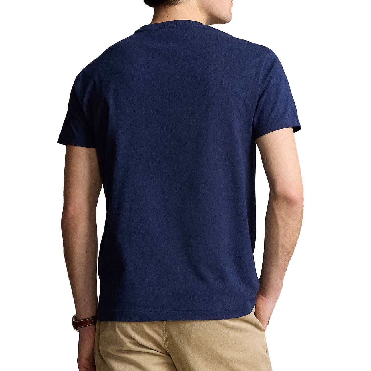 POLO RALPH LAUREN T-Shirt Orsetto Patch Uomo Newport Navy Vrsy 710854497 039 F24 NEWPORT NAVY VRSY 