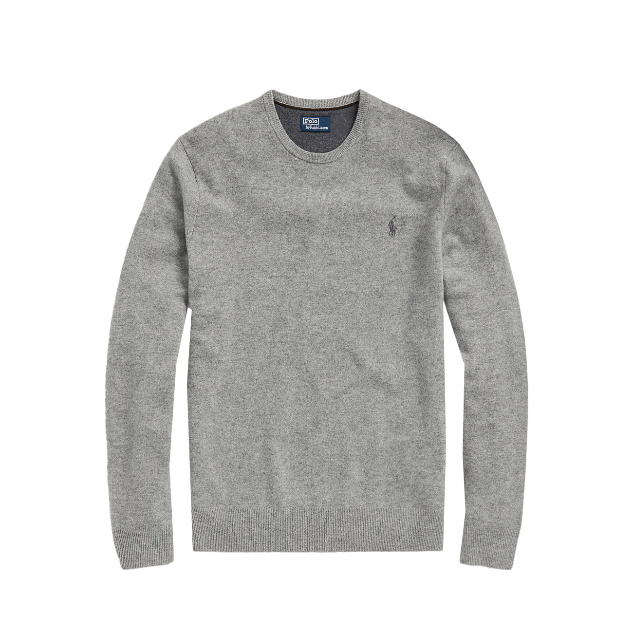 POLO RALPH LAUREN Pullover Lambswool Uomo Fawn Grey Heather 710876714 007 FAWN GREY HEATHER 