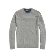 POLO RALPH LAUREN Pullover Lambswool Uomo Fawn Grey Heather 710876714 007 FAWN GREY HEATHER 