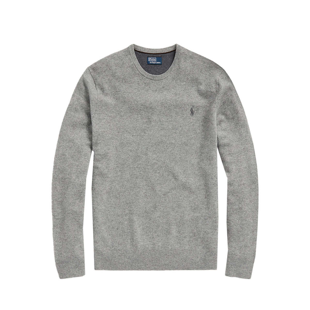 POLO RALPH LAUREN Pullover Lambswool Uomo Fawn Grey Heather 710876714 007 FAWN GREY HEATHER 