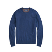 POLO RALPH LAUREN Pull Lambswool Uomo Rustic Navy Heather 710876714 015 RUSTIC NAVY HEATHER 
