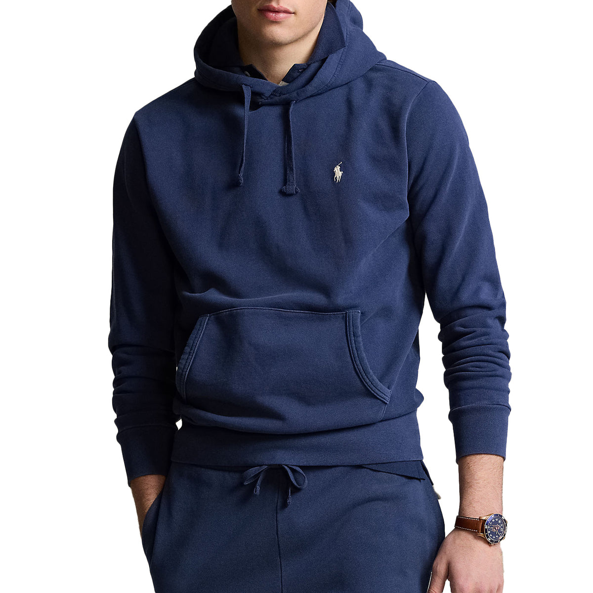 POLO RALPH LAUREN Felpa Con Cappuccio Uomo Cruise Navy 710916690 018 CRUISE NAVY 