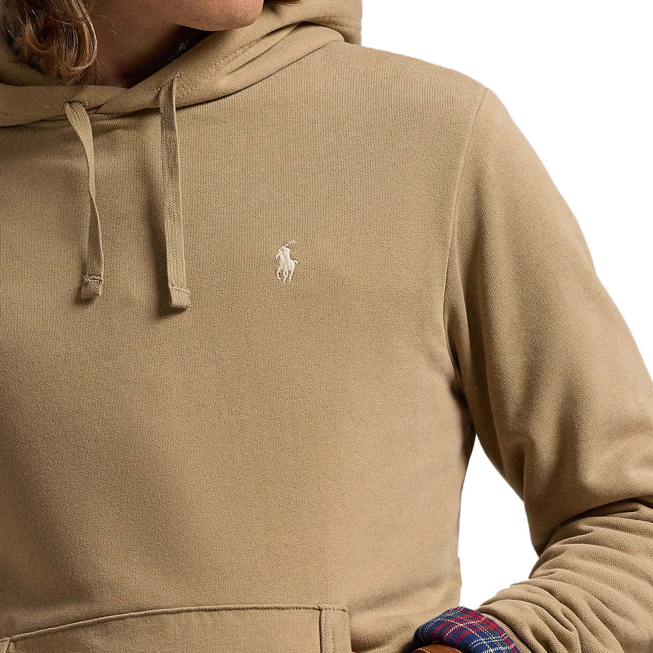 POLO RALPH LAUREN Felpa Con Cappuccio Uomo Desert Khaki 710916690 020 DESERT KHAKI 