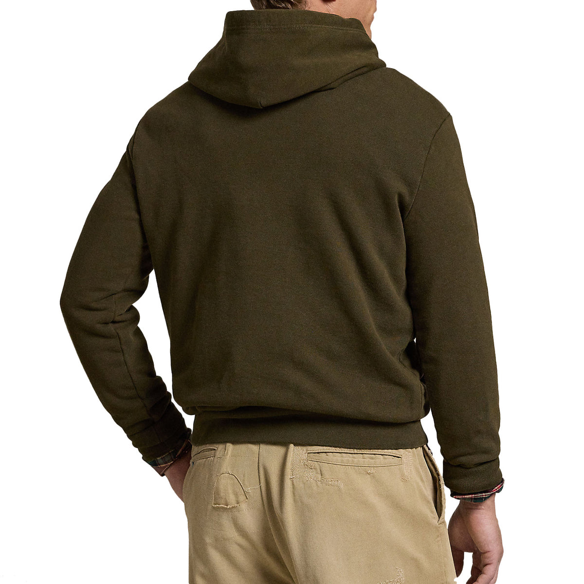 POLO RALPH LAUREN Felpa Con Cappuccio Uomo Dark Loden 710916690 021 DARK LODEN 