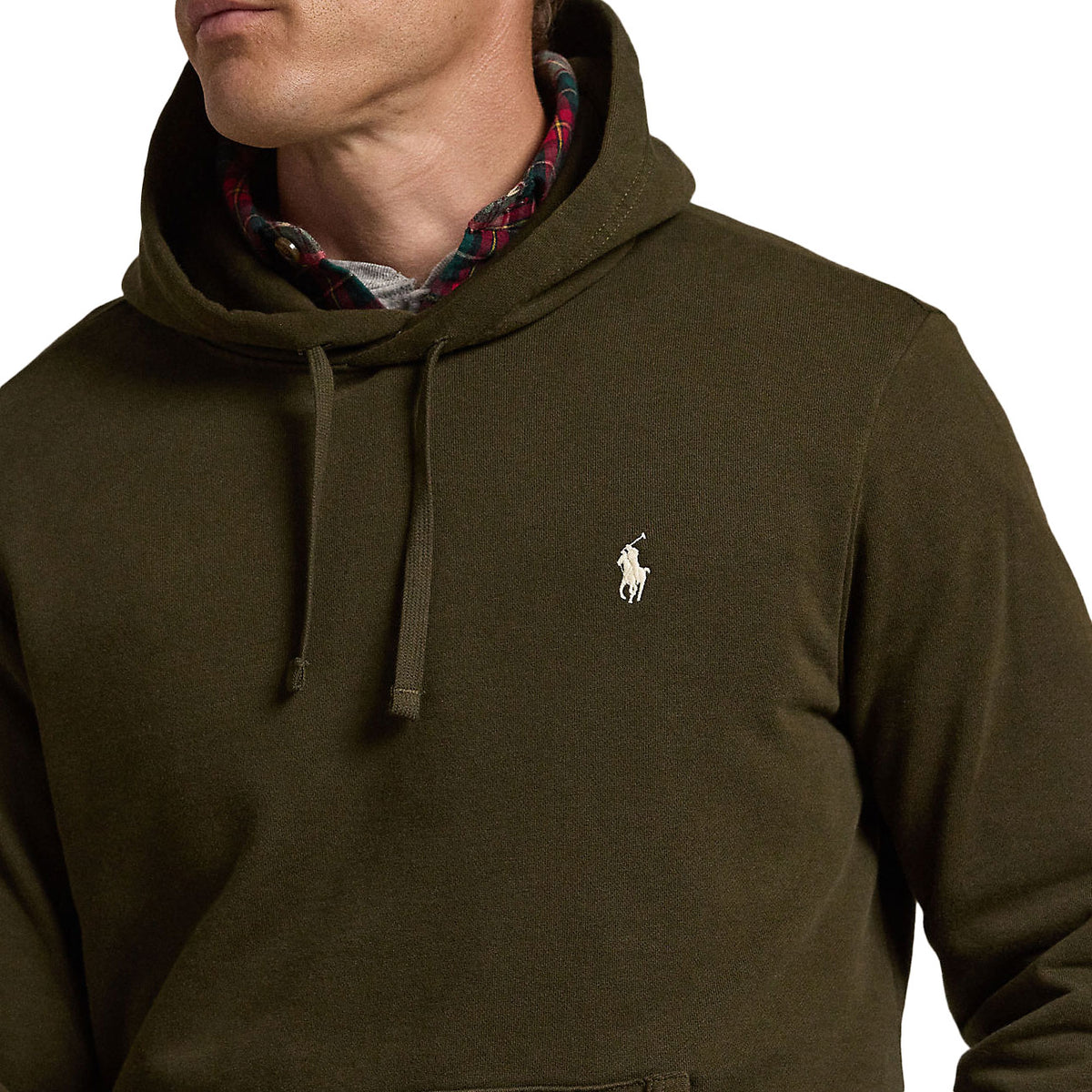 POLO RALPH LAUREN Felpa Con Cappuccio Uomo Dark Loden 710916690 021 DARK LODEN 