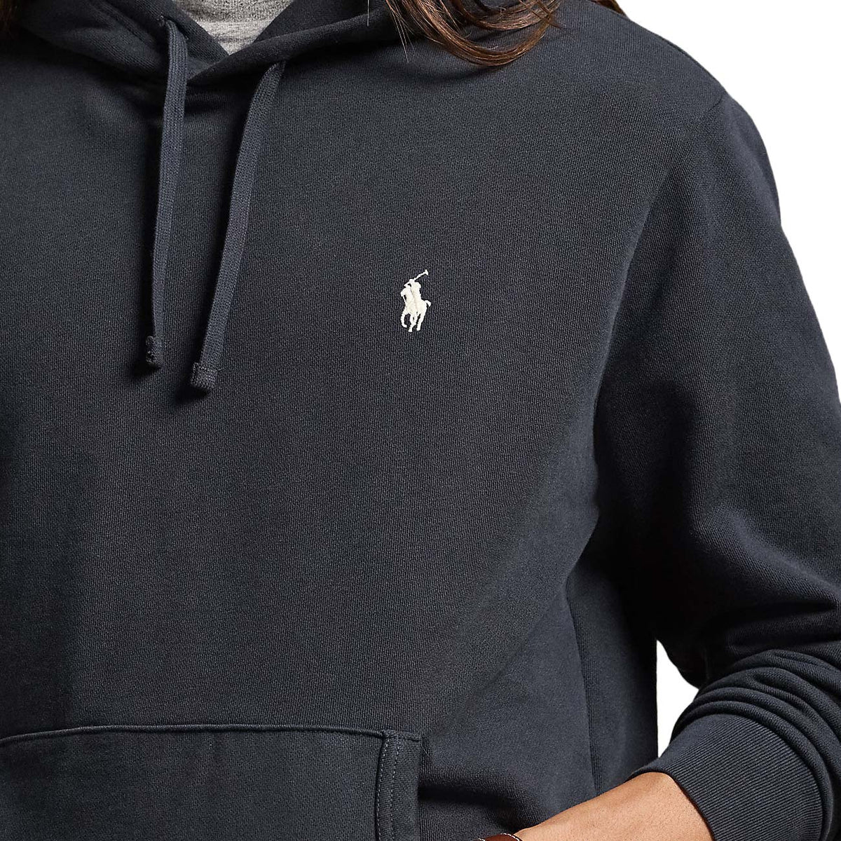 POLO RALPH LAUREN Felpa Con Cappuccio Uomo Polo Black 710916690 025 POLO BLACK 