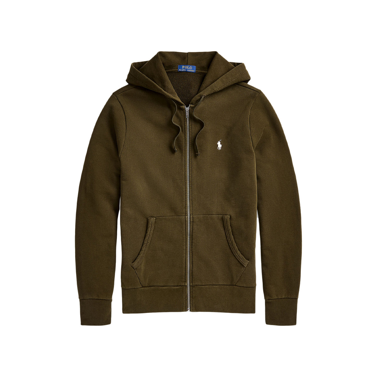 POLO RALPH LAUREN Felpa Full Zip Uomo Dark Loden 710916692 015 DARK LODEN 