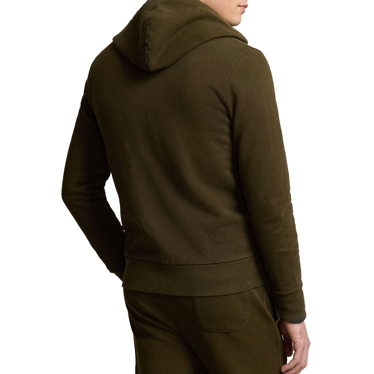 POLO RALPH LAUREN Felpa Full Zip Uomo Dark Loden 710916692 015 DARK LODEN 