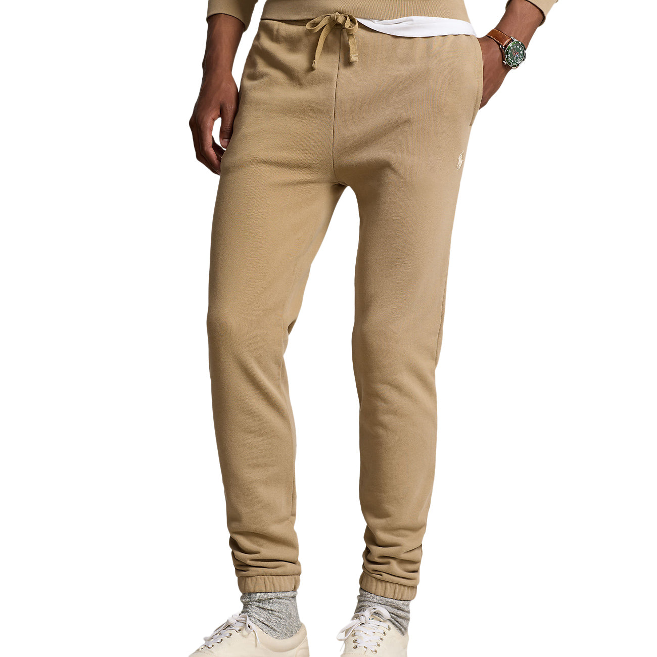 POLO RALPH LAUREN Joggers Athletic Uomo Desert Khaki 710916699 022 DESERT KHAKI 