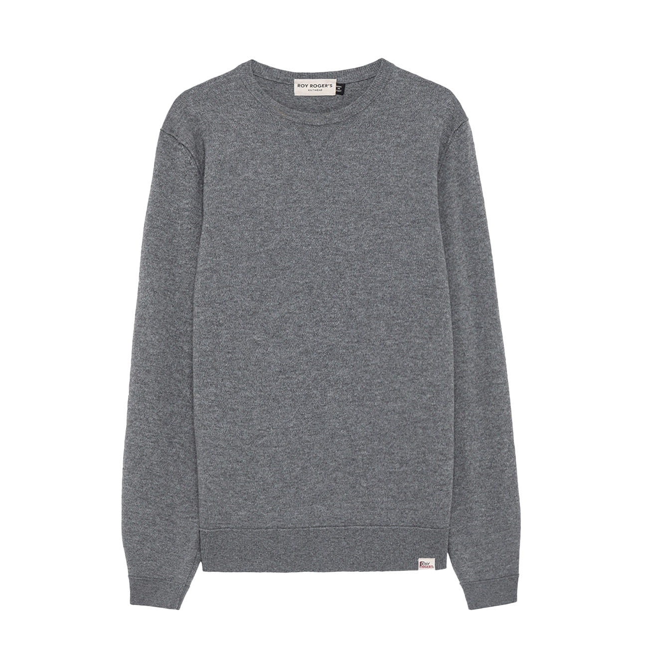 ROY ROGER'S Maglia Raw Edge Uomo Grey Melange RRU90135CH84XXXX C0094 GREY MELANGE 