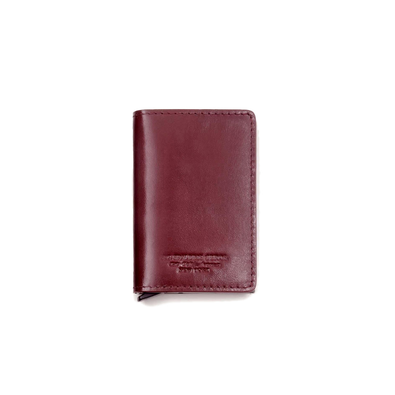 A.G. SPALDING&BROS Porta Carte Slide Unisex Rosso Scuro 175230U 712 ROSSO SCURO 