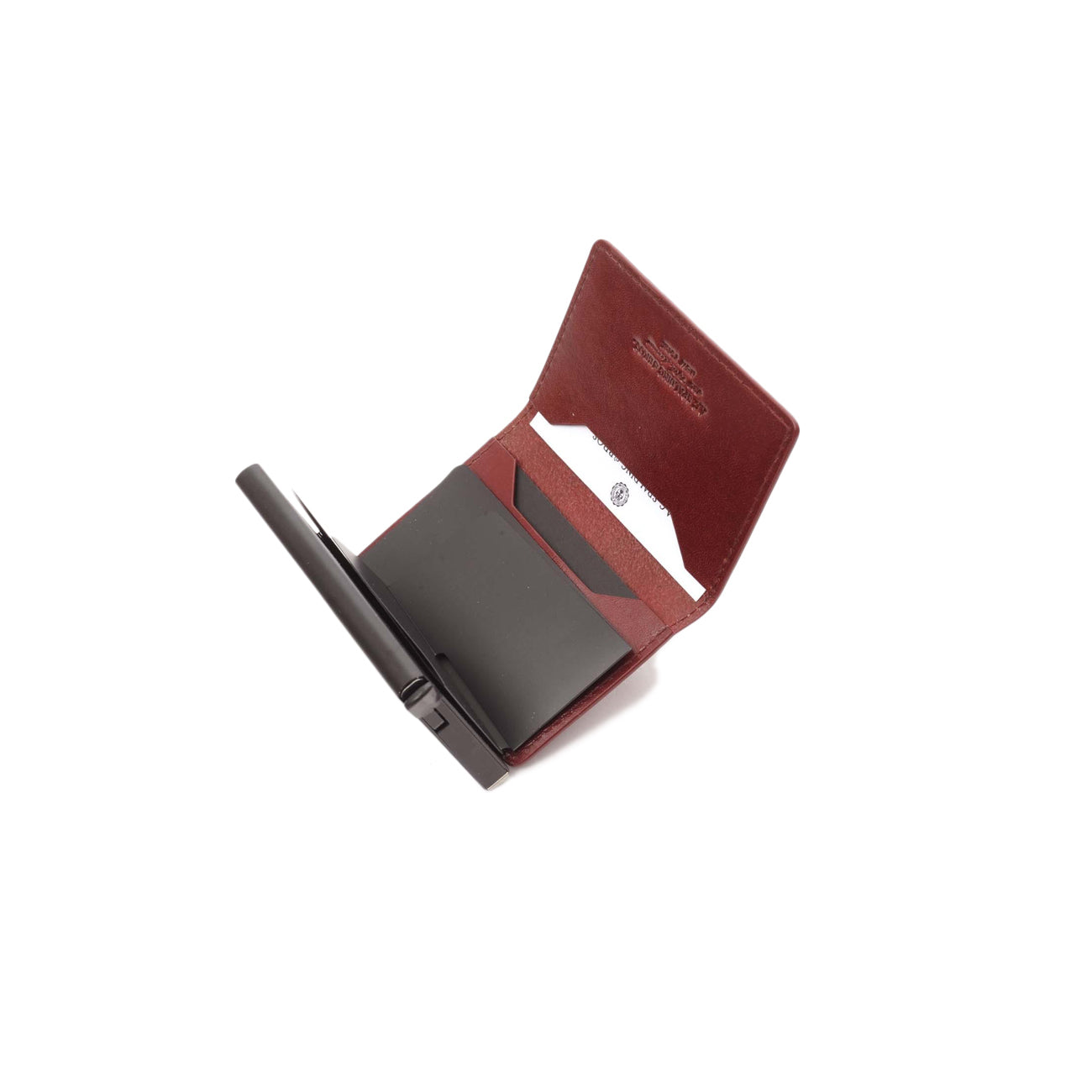 A.G. SPALDING&BROS Porta Carte Slide Unisex Rosso Scuro 175230U 712 ROSSO SCURO 