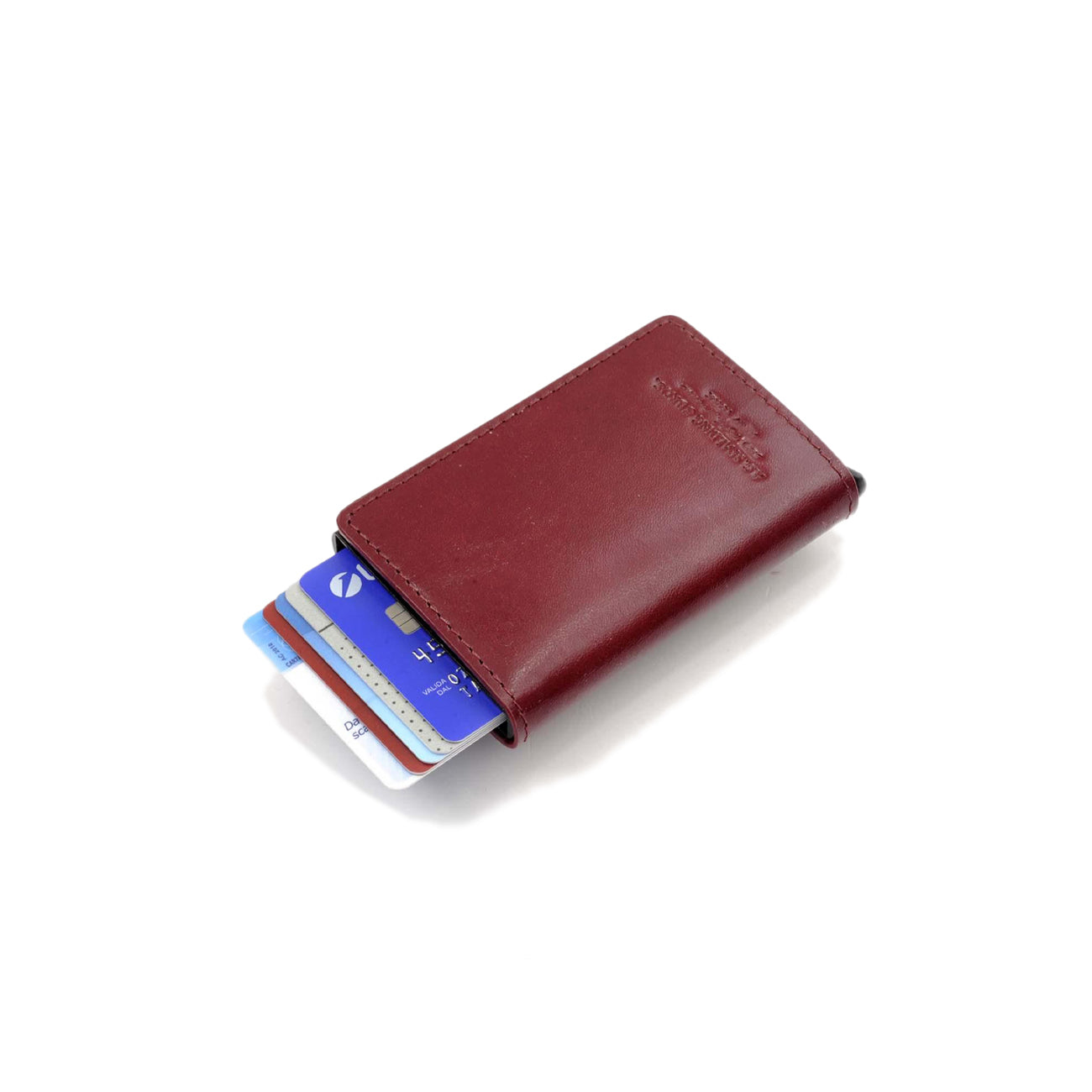 A.G. SPALDING&BROS Porta Carte Slide Unisex Rosso Scuro 175230U 712 ROSSO SCURO 