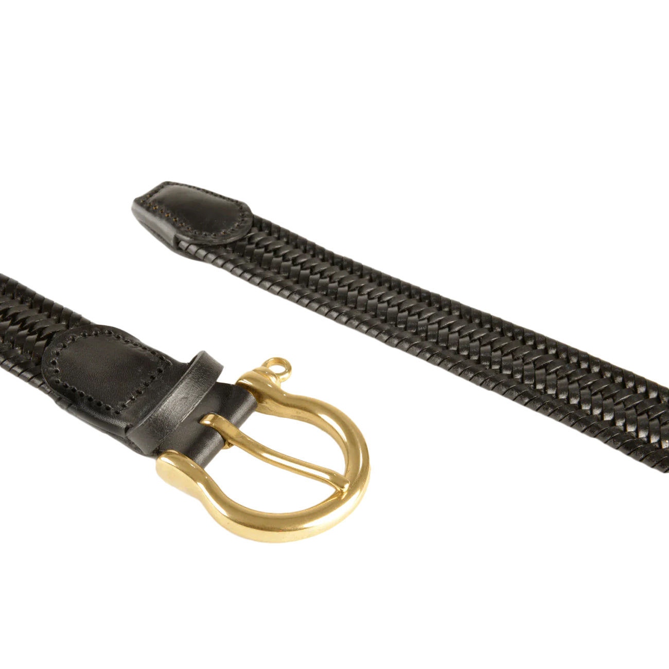 ATHISON Cintura Leather Elastic Donna Nero ATHISON 156 BLACK 