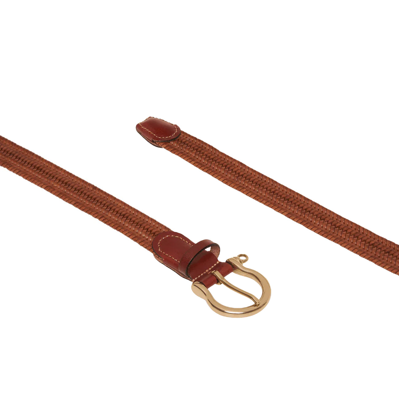 ATHISON Cintura Leather Elastic Donna Marrone ATHISON 156 BROWN 