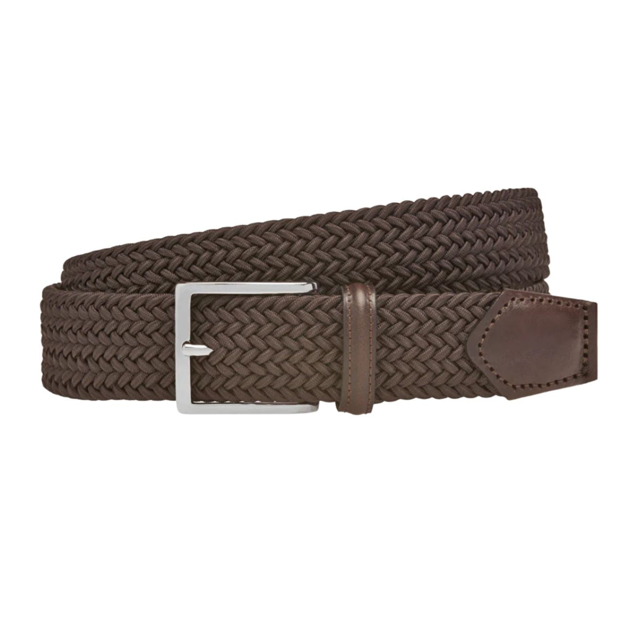 ATHISON Cintura Rayon Stretch Uomo Marrone Scuro ATHISON 15 DARK BROWN 