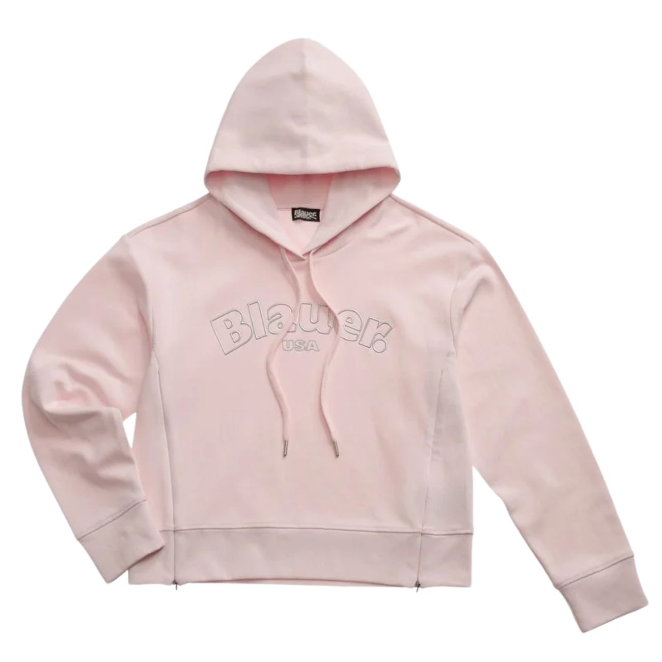 BLAUER Felpa Con Cappuccio 25SBLDF08078-007092 100 BIANCO 
