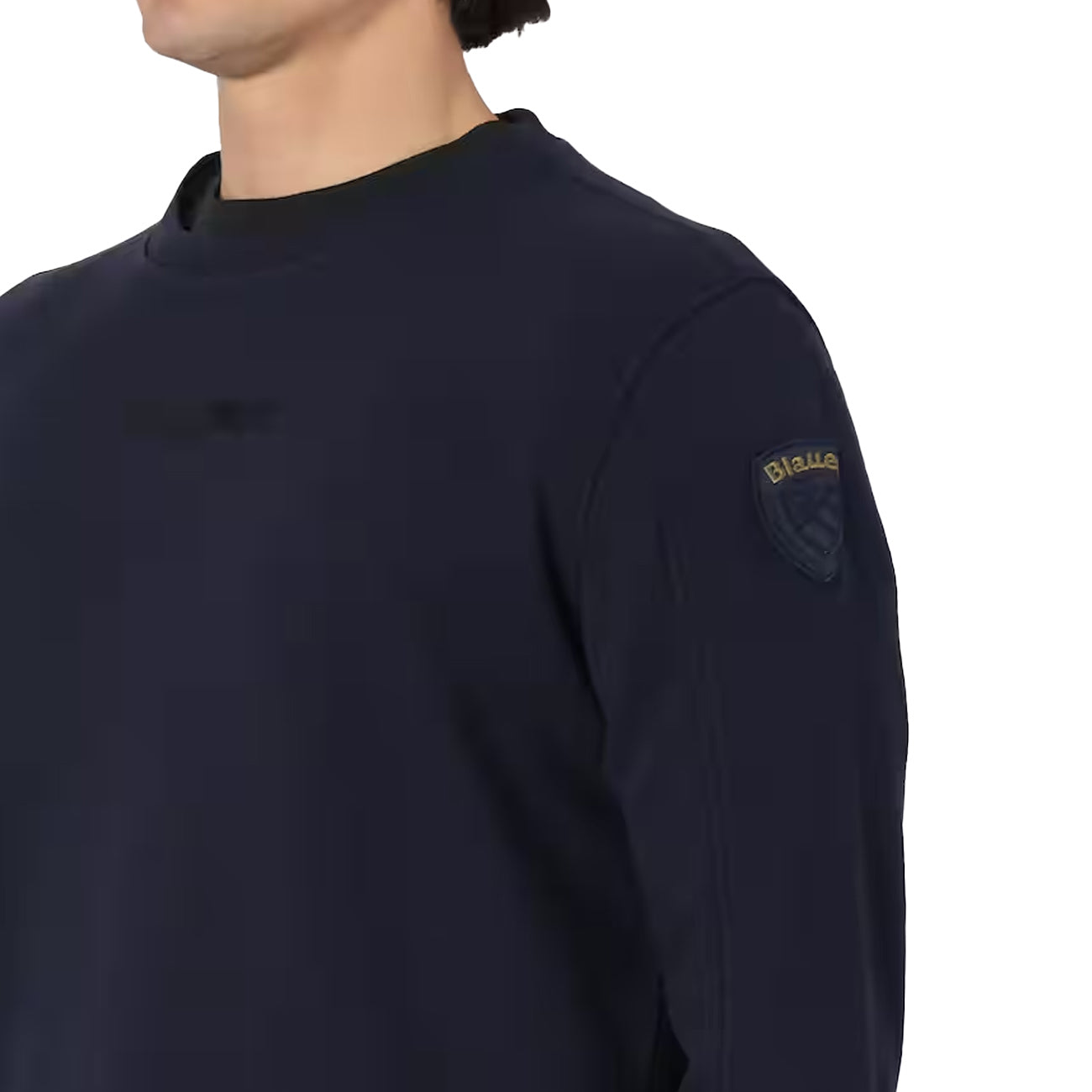 BLAUER Felpa Girocollo Flock Burt 25SBLUF03186-006804 888 BLU 