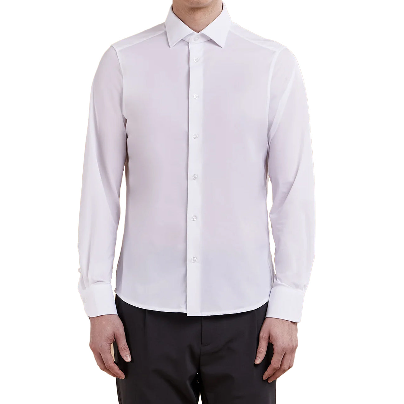 CRUNA Camicia Manhattan S.M02.MANHATTAN 1526 100 BIANCO 