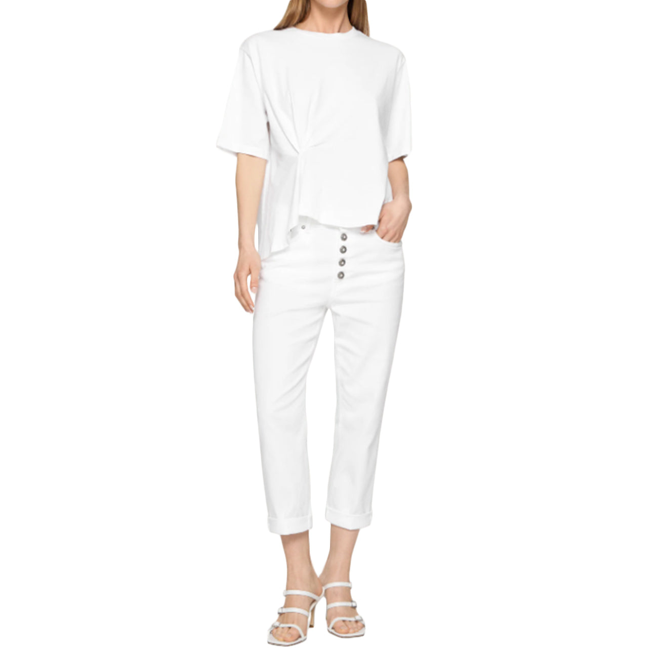 DONDUP Jeans Koons Gioiello DP268BS0030PTD 000 BIANCO 