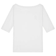DONDUP T-Shirt Scollo Barca DS028JF0271DIT1DD 000 BIANCO 